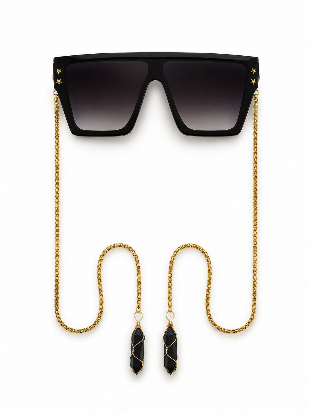 OBSIDIAN Chain Sunglasses