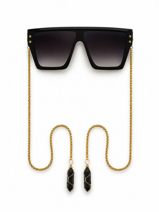 OBSIDIAN Chain Sunglasses